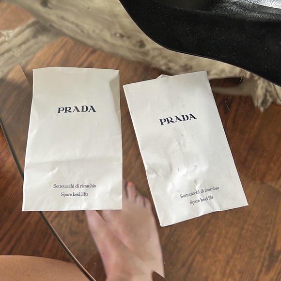 Authentic Vintage Prada black heels Vernice Nero 37.5 - Picture 7 of 7